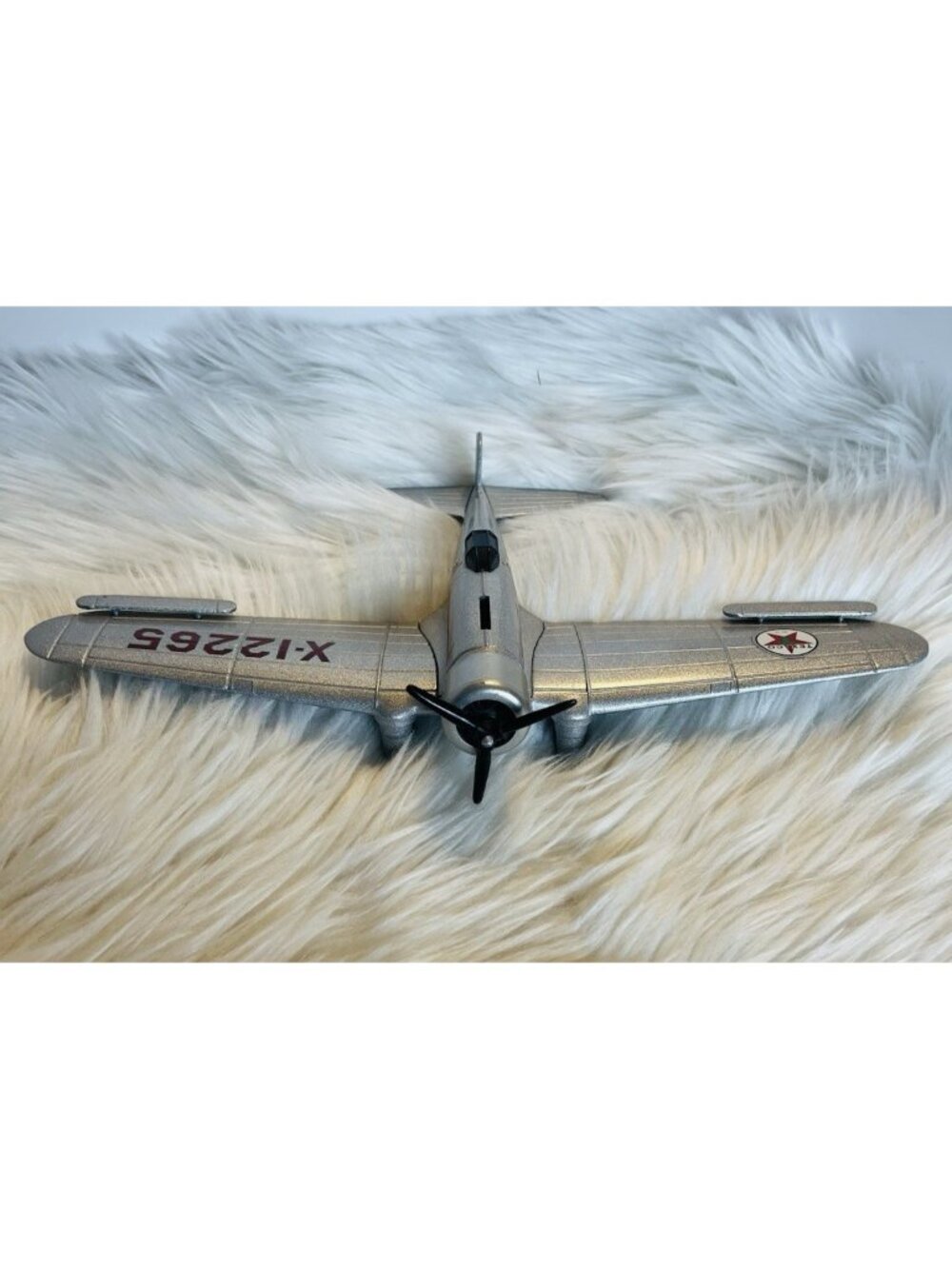 ERTL Texaco #2 Sky Chief 1932 X-12265 Die Cast Metal Plane Locking Coin Bank Key